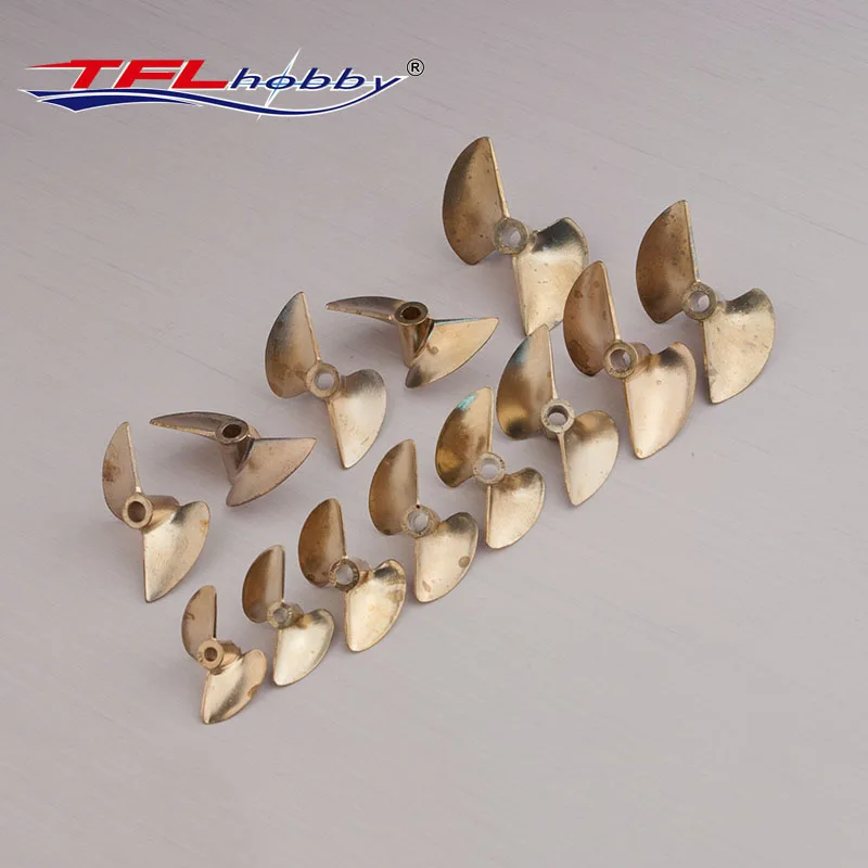 TFL Genuine Parts! 2 Blade Hole Dia 3.18mm / 4mm / 4.76mm Pitch1.4 Racing Copper Propeller for RC boat