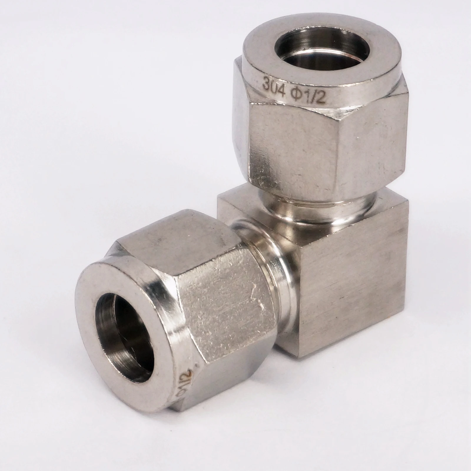 

Fit Tube O/D 1/2" Equal Elbow 304 Stainless Ferrule Pneumatic Air Compression Fitting