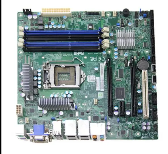 

C7SIM-Q Dual LAN 1156-pin Server Board Supports I3 I5 I7