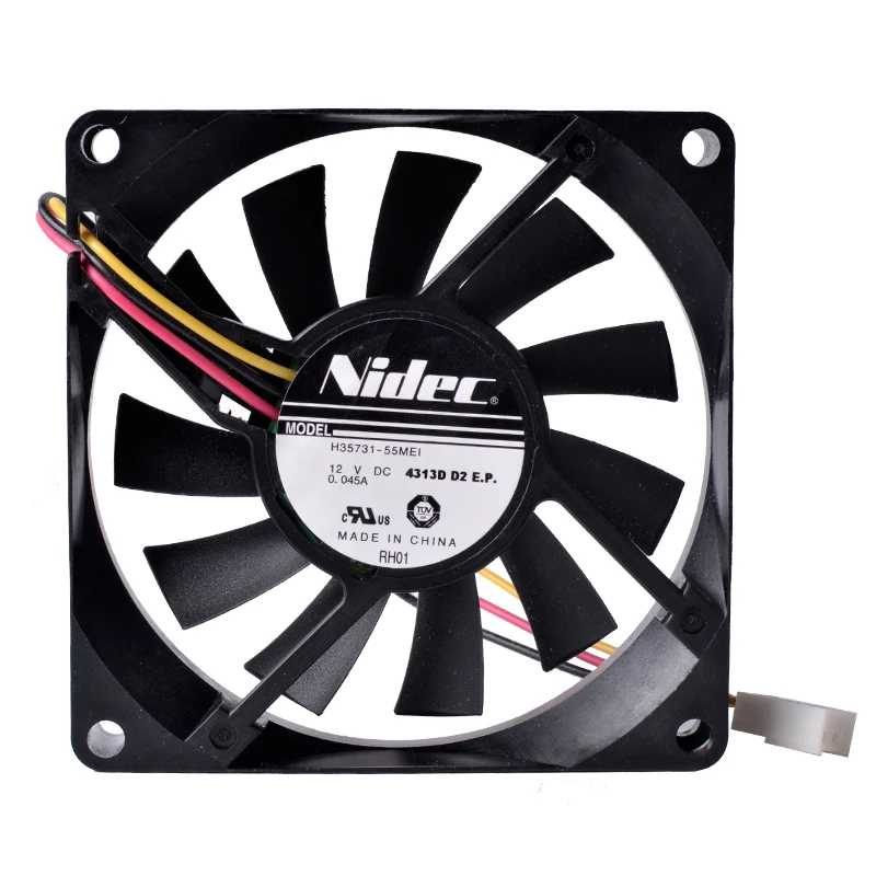 COOLING REVOLUTION 80mm fan h35731-55mei 8015 80x80x15mm 12V 0.045a 8cm ultra-thin silent cooling fan.