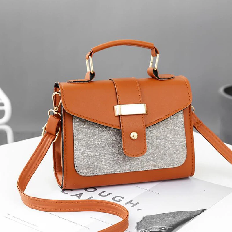 REPRCLA 2024 Fashion Shoulder Bag Leather Handbag Small Flap Women Messenger Bags High Quality PU Crossbody Bags Ladies Purse