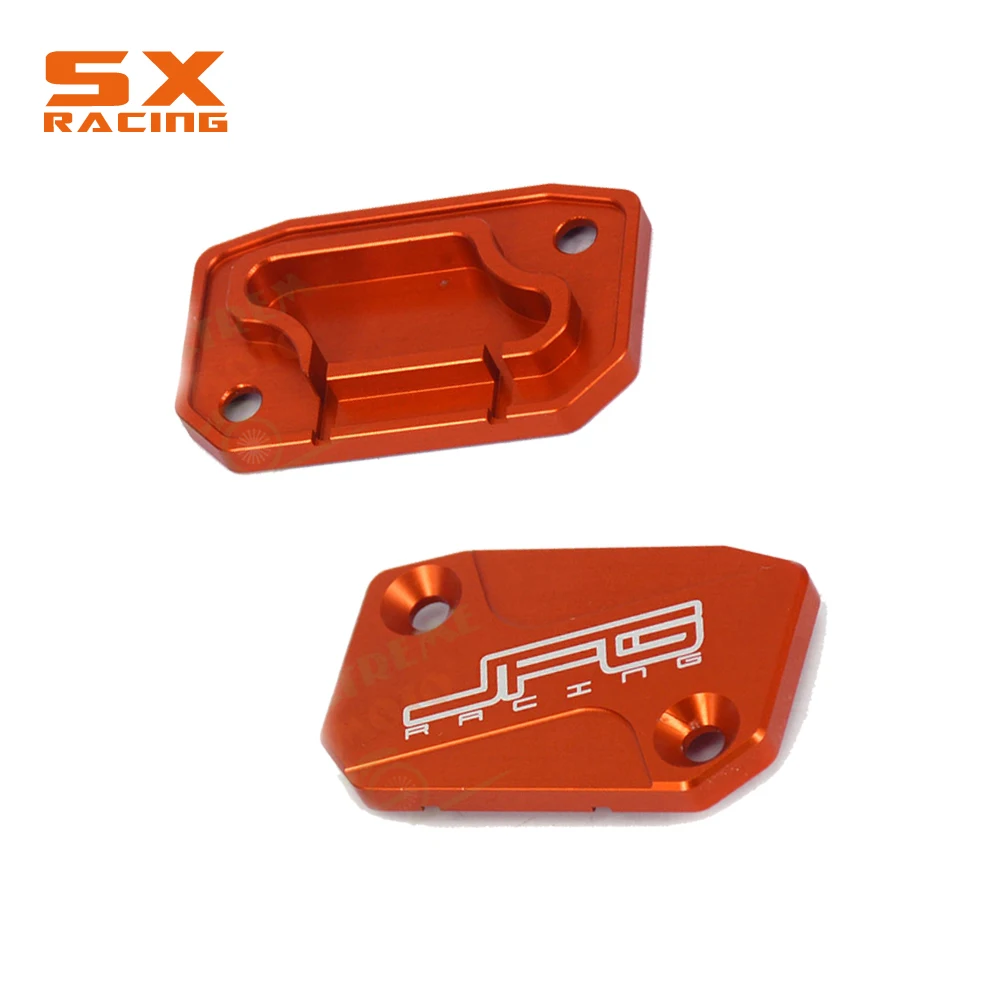 Motorcycle 2PCS Front Brake Reservoir Cap Cover For KTM SX EXC XCF SXF XC XCFW XCW SMR 125 150 200 250 300 350 400 450 500 530