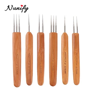 0.5 Mm 0.75 Mm Jarum Rambut Gimbal Kait Rajutan untuk Rambut Gimbal Aksesori Rambut Gimbal Jarum Pengait untuk Alat Rambut Kepang Rajutan 10 rambut gimbal jarum rajut penjualan terbaik - №