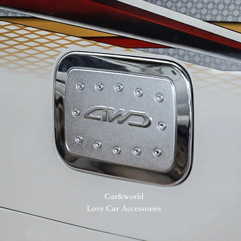 

For 2016 2017 Toyota Land Cruiser 200 V8 Gas Tank Cover Fuel Oil Cap Trim Chrome Stickers Decorate Car Styling Accessories