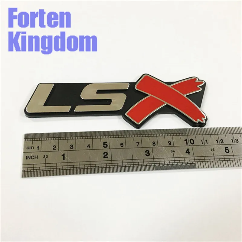 Forten Kingdom 10 Piece Car Word LSX ABS Fender Custom 3D Letter Badge Emblem Sticker