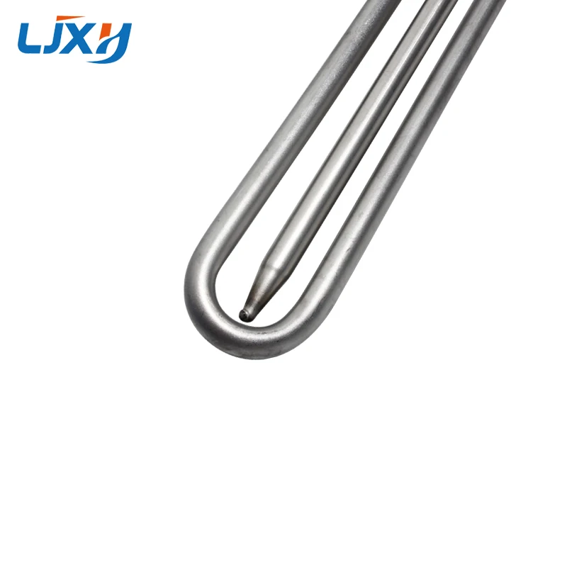 LJXH 220V 1KW/1.5KW/2KW Electric Water Tubular Heater Immersion Heating Element 1 1/4 Inch Thread with Probe Tube