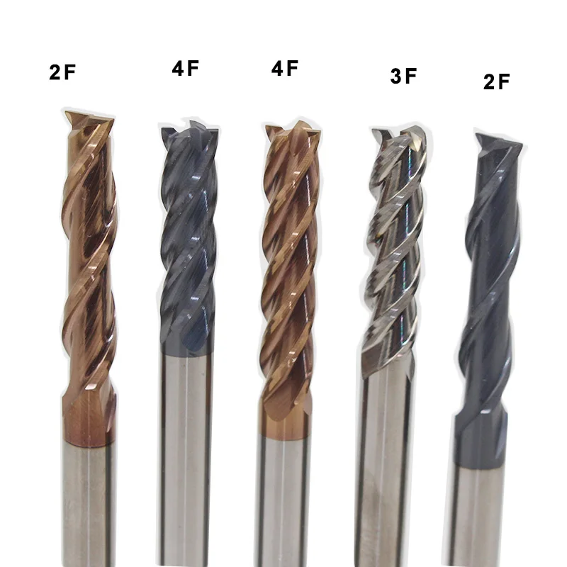 1pc End Mill for Aluminum 6mm 8mm 10mm HRC50 Long 150mm 3T Carbide 3Flute End Mill Lathe Machine Milling Cutter Tool Router Bit