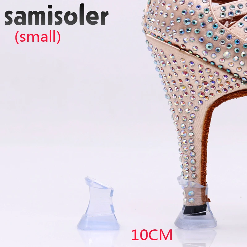 SamisolerUSHINE High heel Latin Protector Heel Dance Covers Heel Stoppers non-slip Silicone High Heeler For Wedding Latin Dance