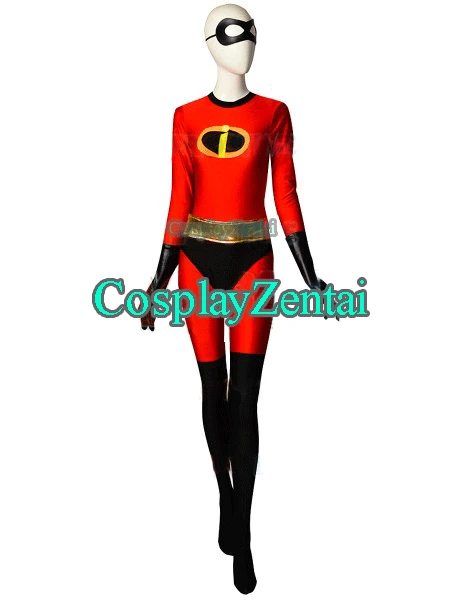 

The Incredibles 2 Elastigirl Spandex Woman Catsuit Superhero Costume Halloween Costumes for woman