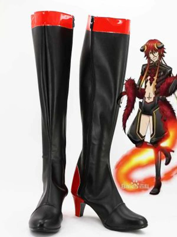 

Kamigami no Asobi Norse God of FireLoki Laevatein Cosplay Boots Shoes Anime Party Cosplay Boots Custom Made for Adult Men Shoes