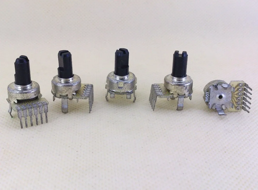 5PCS/LOT 122-10f regulation-resistance 6pin rotary potentiometer b503 adjustable potentiometer aii2 Free shipping