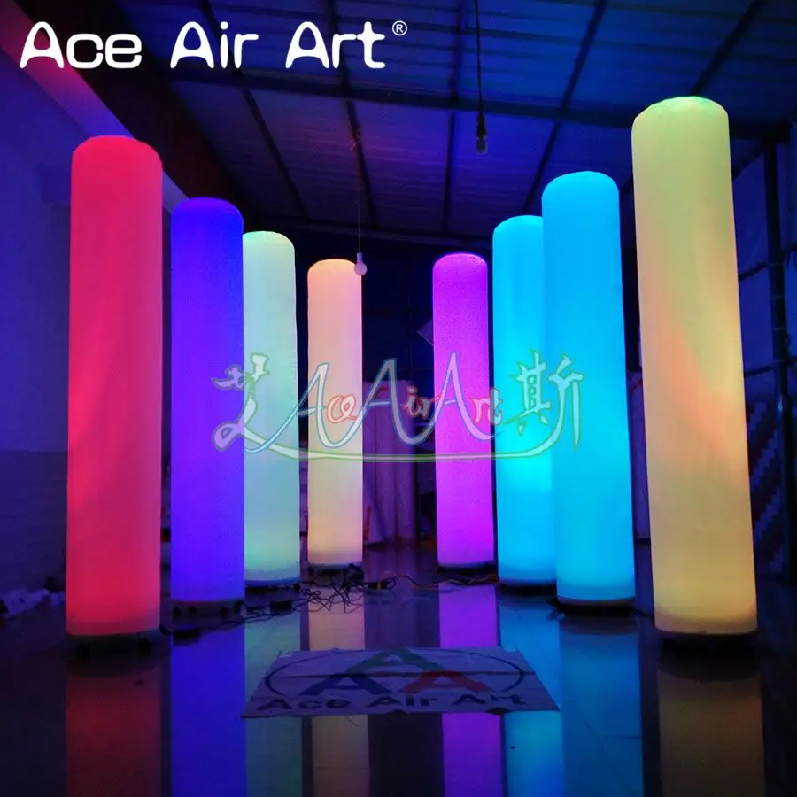 Inflatable Lighting LED Pillar, Wedding Column, Party Lights for Decoration