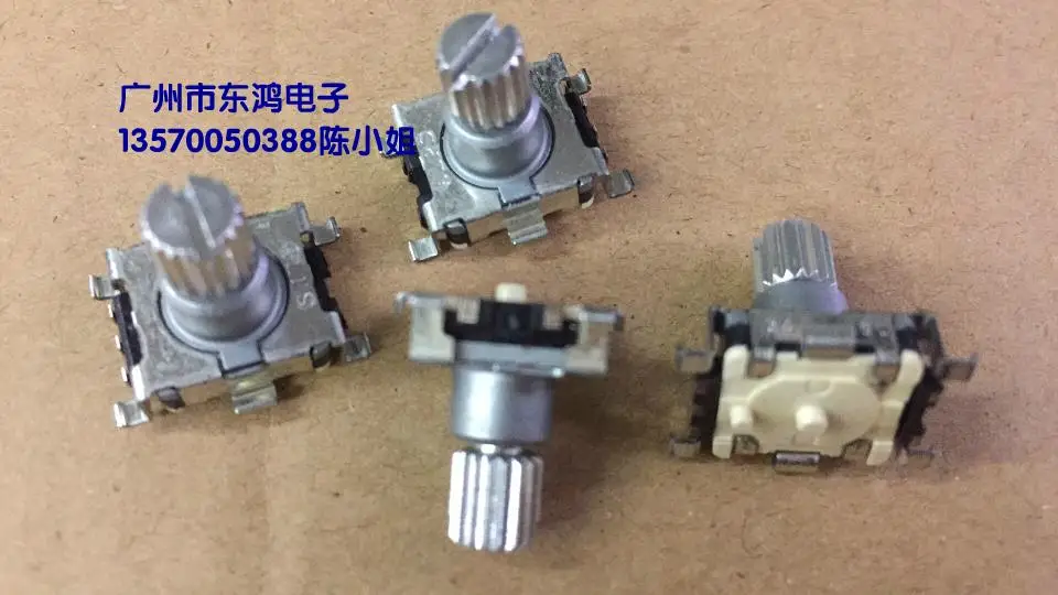 4pcs  for ALPS Alps type EC11 patch car encoder switch 30, positioning number 15, pulse sawtooth axis 15mm