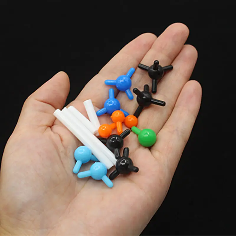 Mini kit de Química Orgânica Modelo Molecular Pequeno tubo para Estudantes 143 modelos moleculares pçs/set Portátil Pequeno tubo frete grátis