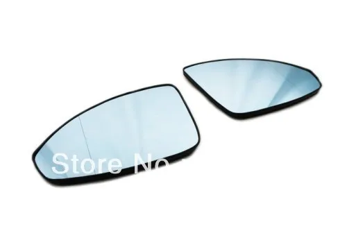 Blue Tinted Split Angle Side Mirror Glass For Chevrolet Cruze 2009-2015