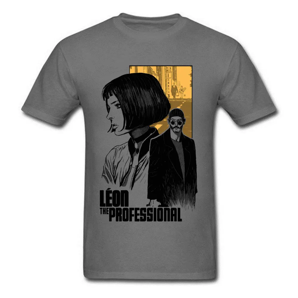 Character T-shirt For Men Mathilda Leon The Professional Killer Tshirt 100% Cotton Retro Tees Leon Movie T Shirts Free Shipping