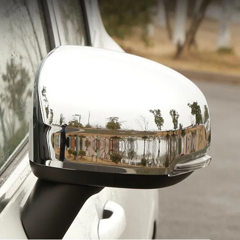 

ABS Chrome For Volvo XC60 2017 2018 2019 auto accessories Car rearview mirror cover Cover Trim Sticker car styling 2pcs