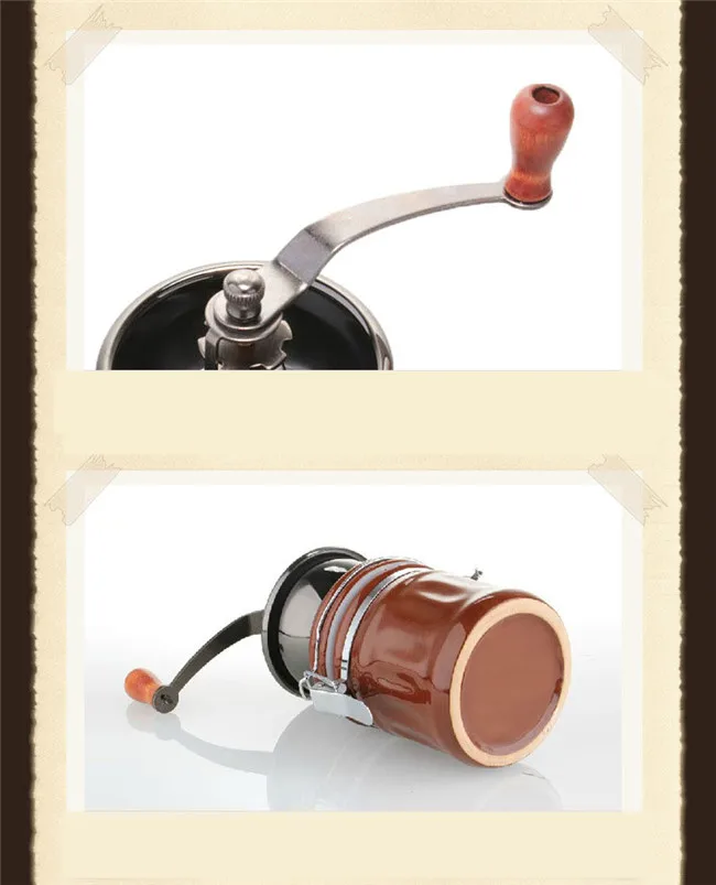 BEIJAMEI Lagere Prijs Handkoffiemolen Molen Hand Crank Verstelbare huishoudelijke koffieboon Slijpen Voor Verkoop