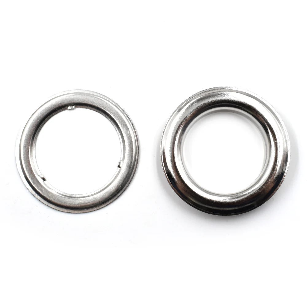 30sets 30mm Metal Eyelets hole Ventilation holes Eyelets Silver metal eyelets Canopy cloth rope hole Clothing & Accessories