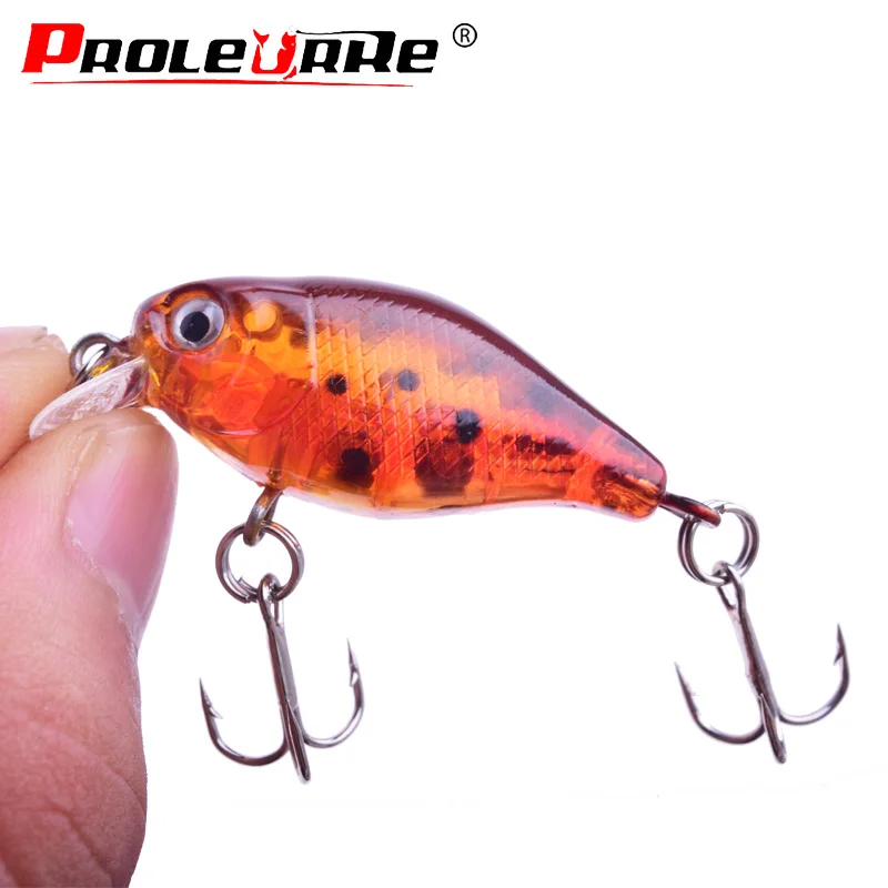 1pcs Crank Wobbler Fishing Lure 45mm 4g Japan Mini Floating Crankbaits Trout Bass Artificial Plastic Hard Bait Pike Fish Tackle