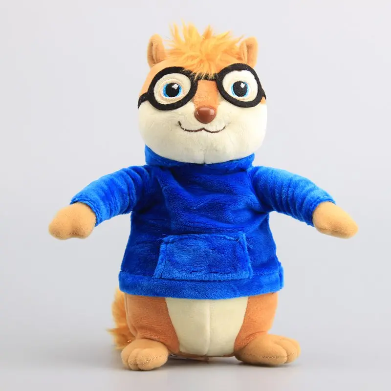 Alvin and the Chipmunks Halloween Plush Toys Kawaii Fluffy Chipmunks Stuffed Animals 9\