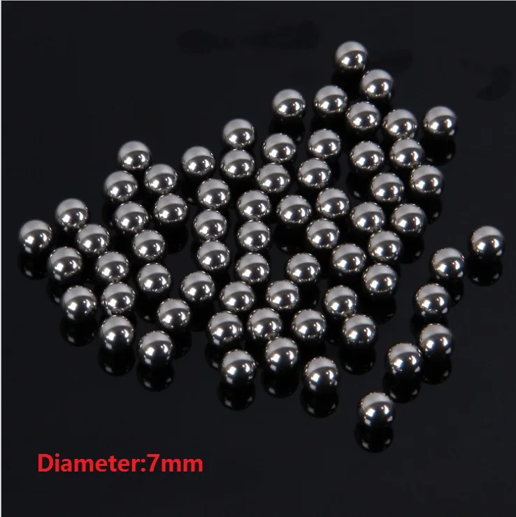 

1kg/lot (713pcs) Diameter 7mm 304 stainless steel balls Dia 7 mm slingshot bearing balls for hunting shooting