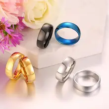 Men's and Women's Stainless Steel Wedding Ring #2