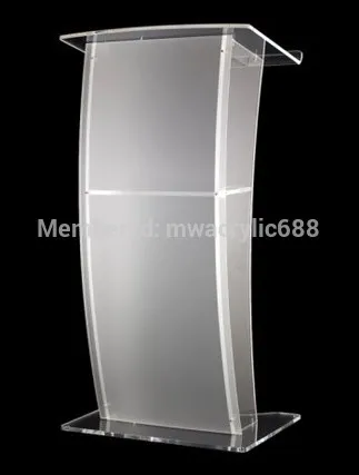 

Free Shipping High Quality Price Reasonable CleanAcrylic Podium Pulpit Lectern podium