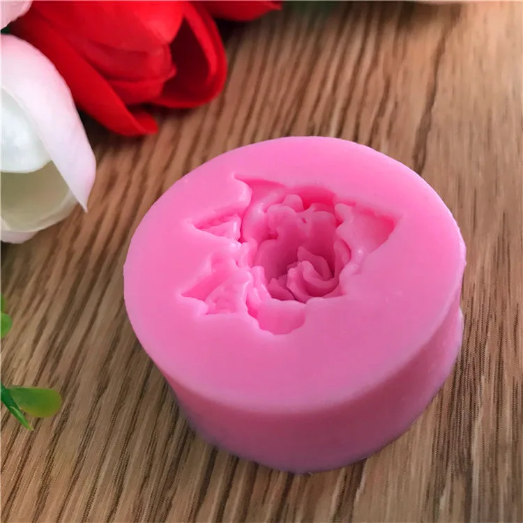 Laciness Portrait Series Flower Shape 3D Silicone Cake Mold Tools Soap Chocolate Mould For The Kitchen Baking Clay Mold D083