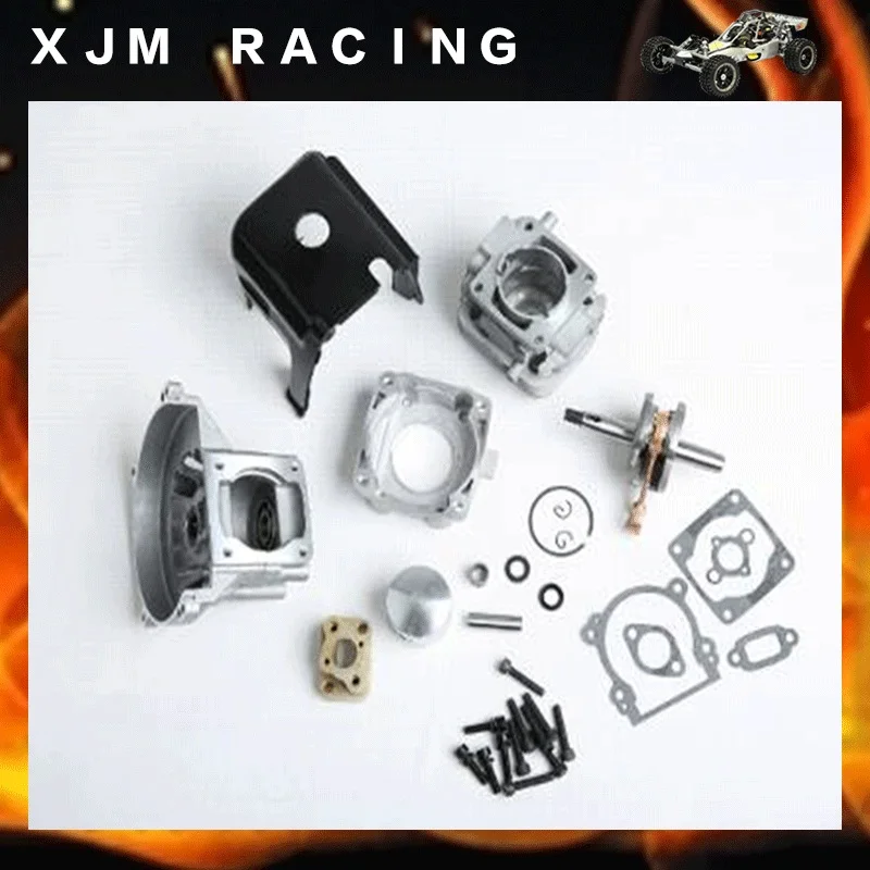 32cc upgrade cylinde kit fit 23-32cc zenoah cy rovan engine for 1/5 hpi rovan km baja losi parts