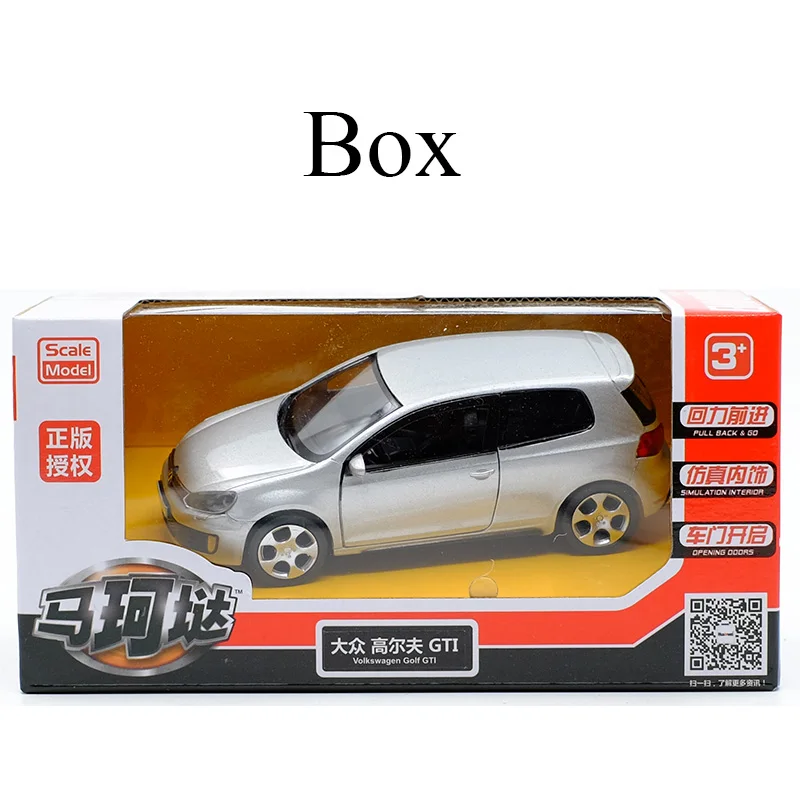 RMZ CITY 1:36 Golf GTI Alloy Diecast Car Model Toy With Pull Back