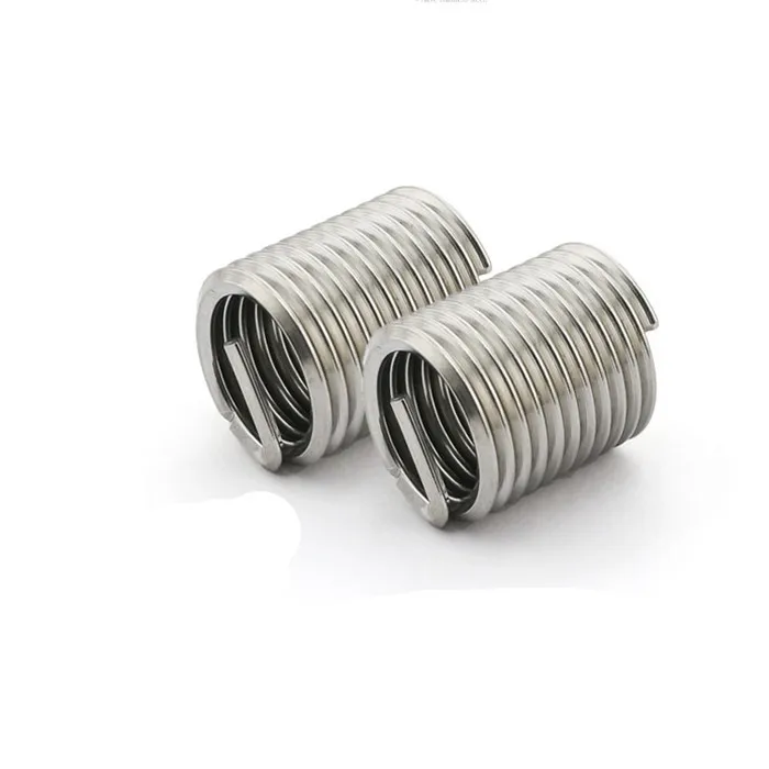 100pcs M8*1.25*1D Wire Thread Insert, m8x1D Wire screw sleeve, M8 Screw Bushing Helicoil Wire Thread Repair Inserts SUS304