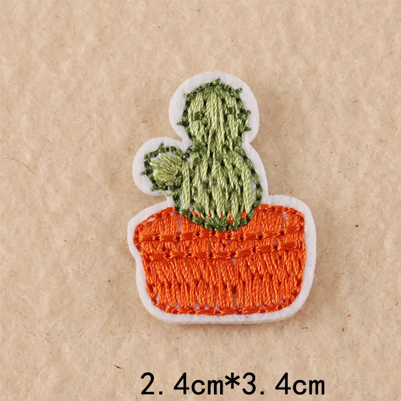 Kids Cartoon Carrot Leaf Hamburger Egg Music Embroidery Small Patch for Clothing Iron on Clothes Appliques Badge Stripe Sticker