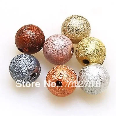 Loose beads,wrinkle beads 4mm Shimmering round plastic Beads, stardust bead sold of one pkg