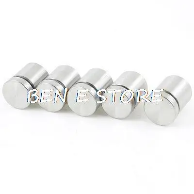 5 Stuks Hardware Onderdelen Glass Door Railing Frameless Standoff Holder 19X25Mm Lengte Rvs