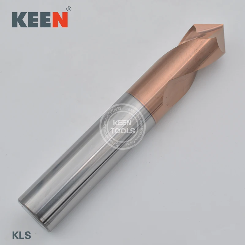 생크 CNC 엔드 밀링 나선형 비트, 합금 코팅, 카바이드 CNC 드릴 비트, 90 도 2 플루트, 4mm, 6mm, 8mm, 10mm 모따기