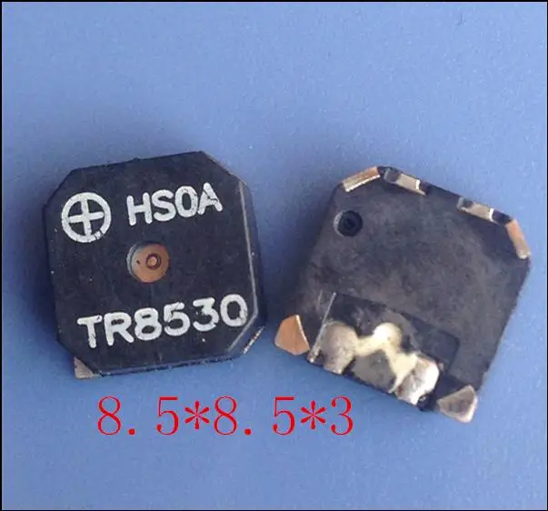 

HSOA 8530 SMD passive buzzer top phonate 8.5*8.5*3mm