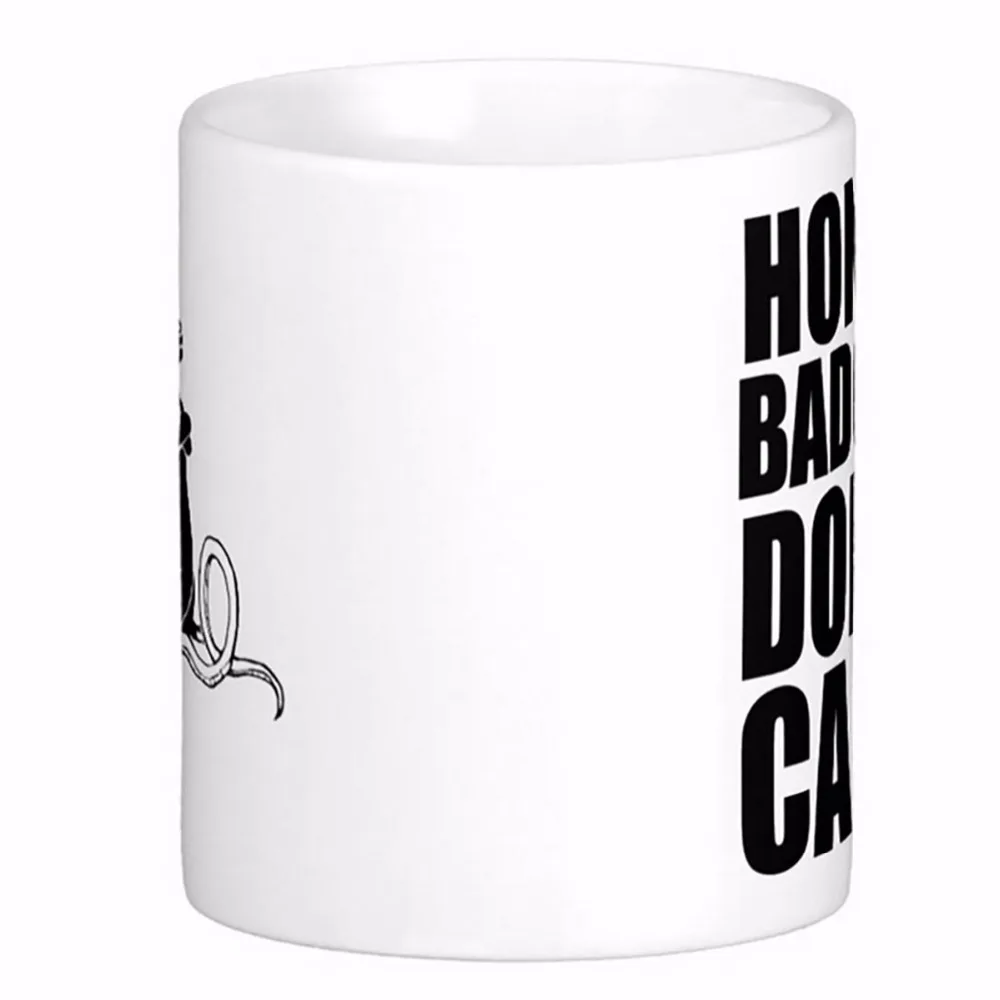 Honey Badger Don'T Care Frosted Glass Beer White Coffee mugs Tea Mug Customize Gift By LVSURE Ceramic Mug Travel Coffee Mugs