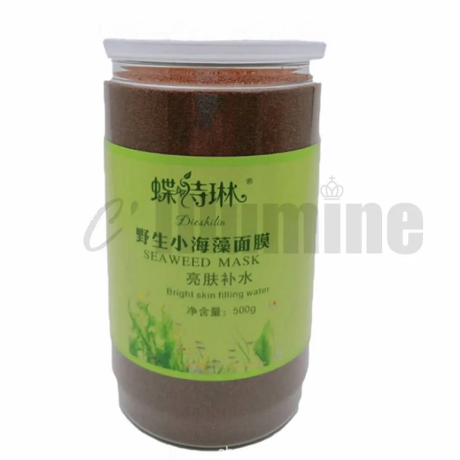 Pure Natural Wild Super Fine Particle Seaweed Mask Beauty Salon 500g Bottle