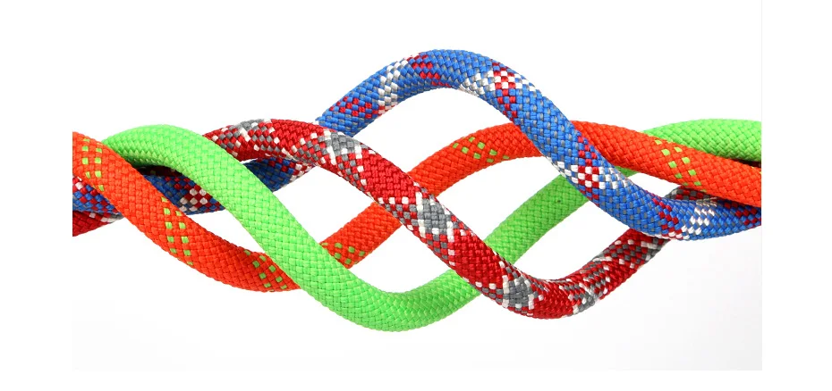 XINDA 9mm Rock Climbing Rope 9mm Static Rope 21kN High Strength Safety Rope For Working at Height Climb Camping Equipment