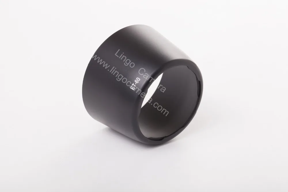 Parasol de lente ET-60 para cámara Canon, cubierta de lente para cámara Canon T3i, T2i, T1i, T3, XTi, XT, con 55 XSi-250mm, 75-300mm