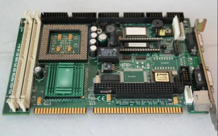 

PCA-6154 REV:A3 100% OK Original IPC BoardISA Slot Industrial motherboard Half-Size CPU Card PICMG 1.0 with CPU RAM PC104