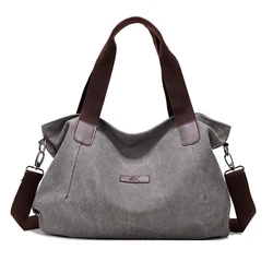 2023 New Lady Canvas Shoulder bag borsa da donna Cute girl Tote Bag borsa da donna di grande capacità per il tempo libero sac a main