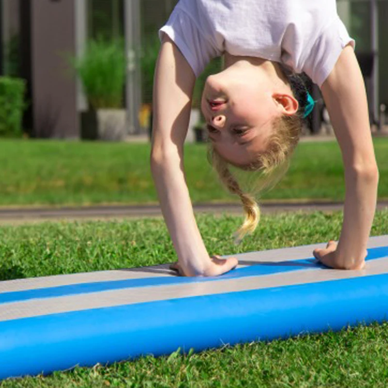 2024 Nieuwe Airtrack 3m 4m 5m Opblaasbare Air Tumble Track Gymnastiek Gym Mat Yoga Opblaasbare Air Gym Air Track Thuisgebruik Uitverkoop