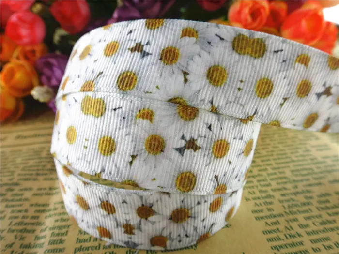 7/8" (22 mm) 10 Yards/Los Blumenmuster Ripsband Tiermuster Band DIY handgefertigte Materialien MD18022628 – Detail 7