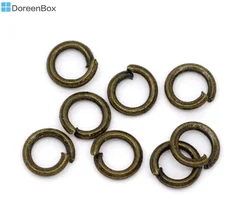 Doreen Box Lovely 1500 Bronze Tone Open Jump Rings 4mm Dia. Findings (B10368)