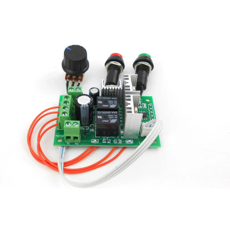 10A PWM dc motor controller forward and backward linear actuator governor speed control self-reset 6V/12V/24V