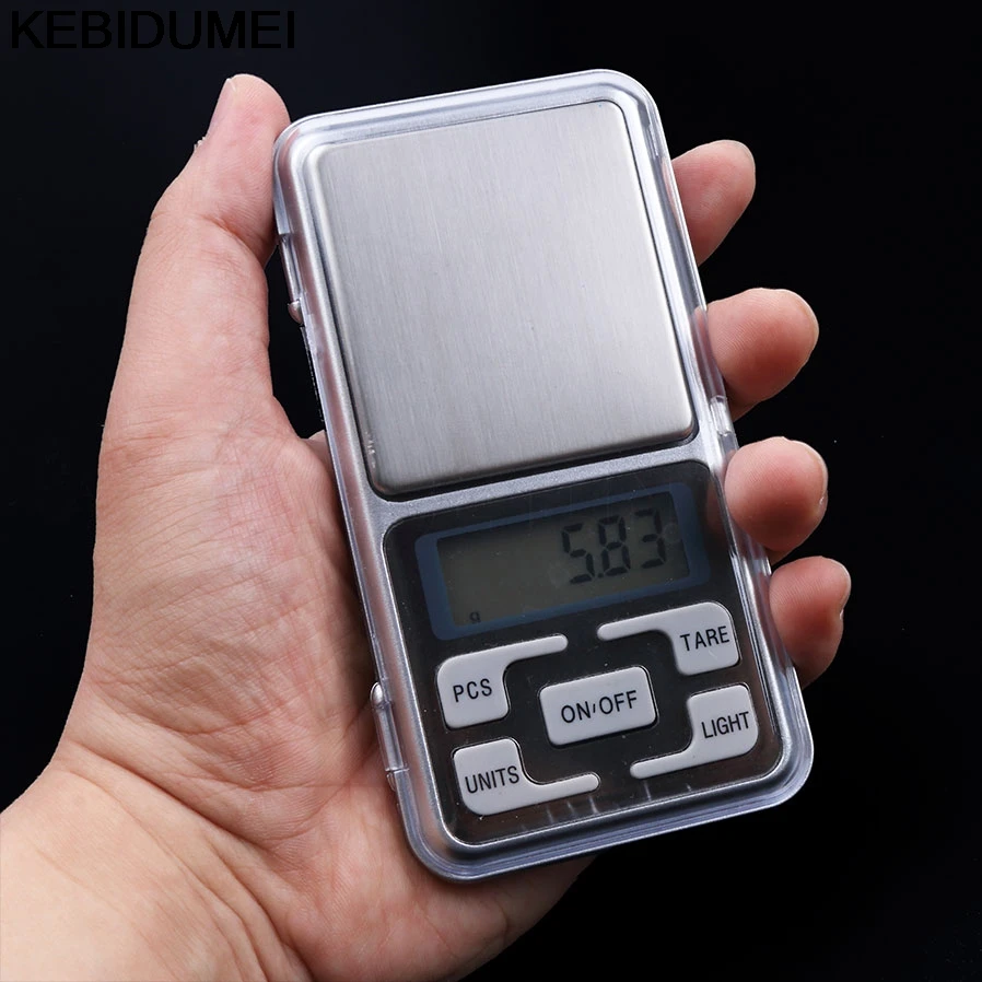 Mini Electronic Jewelry Scales High Precision 500Gx0.1G Pocket Digital Scale for Gold Sterling Silver Balance Gram for Kitchen