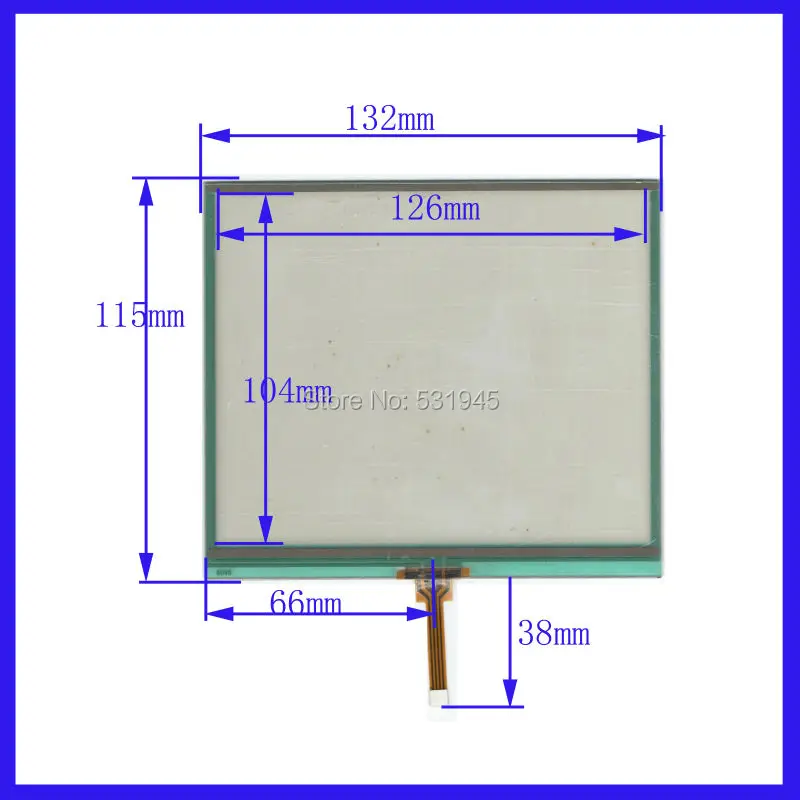 

ZhiYuSun NEW Touch Screen 132mm*115mm 5inch glass 132*115 for GPS TABLE commercial