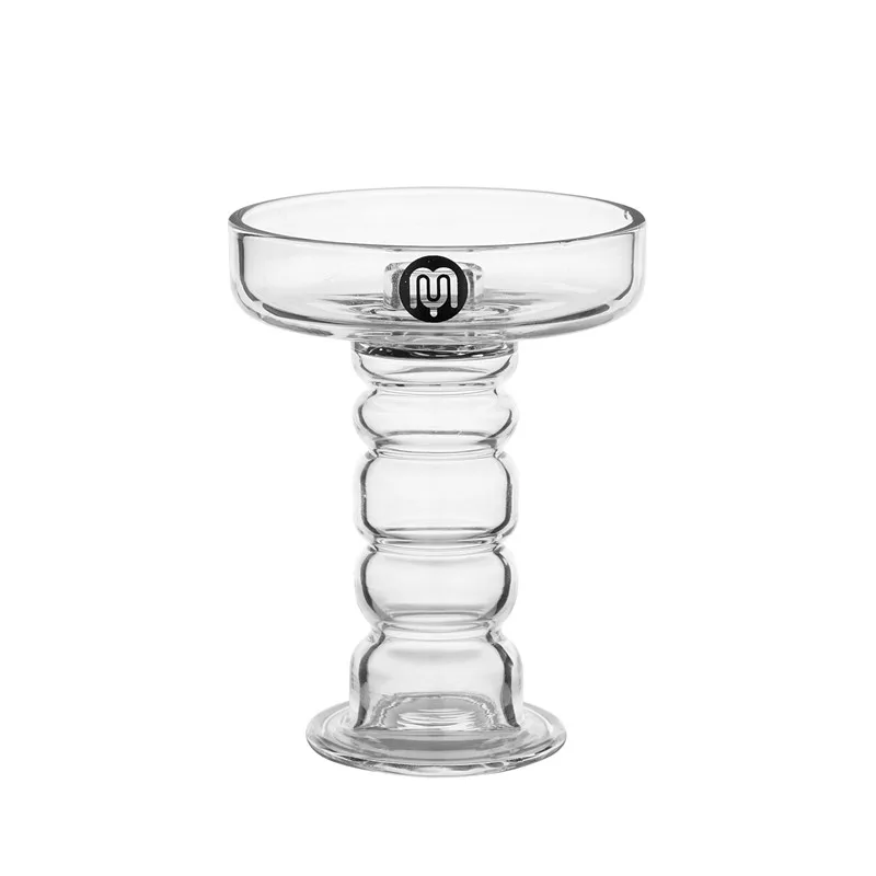 Yimi Hookah Premium Glass Hookah Bowl Shisha Head Free Silicon Grommet WIth Gift Box Top Diameter 7.7cm Height 10.5cm